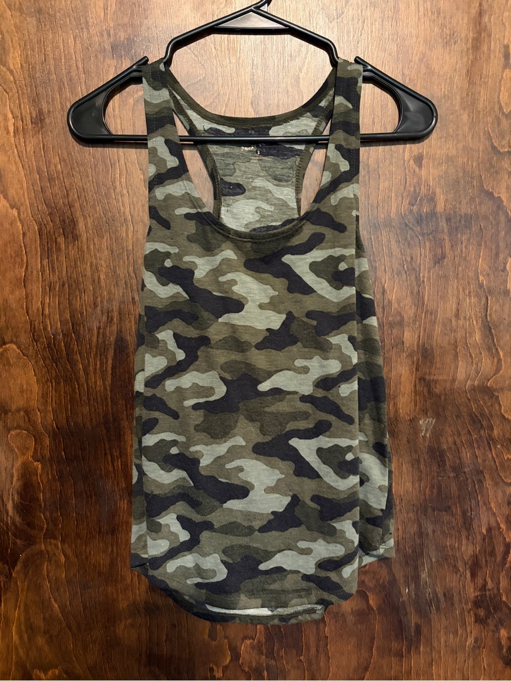 Arizona Jean Company Camo Racerback Tank Top - Olive, Black, green